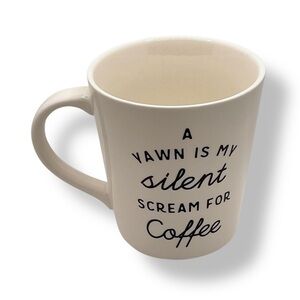 Indigo Mug Yawn Is My Silent Scream Coffee Ceramic Coffee Cup‎